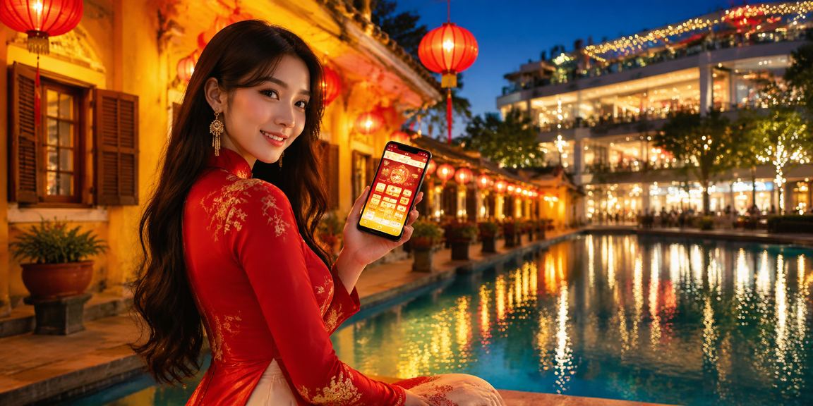 Người dùng tại Hội An xem ứng dụng casino trên thiết bị di động